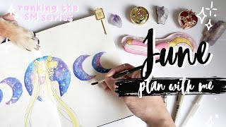 Ranking the Sailor Moon series as I plan my Sailor Moon JUNE Bujo | Injoyy