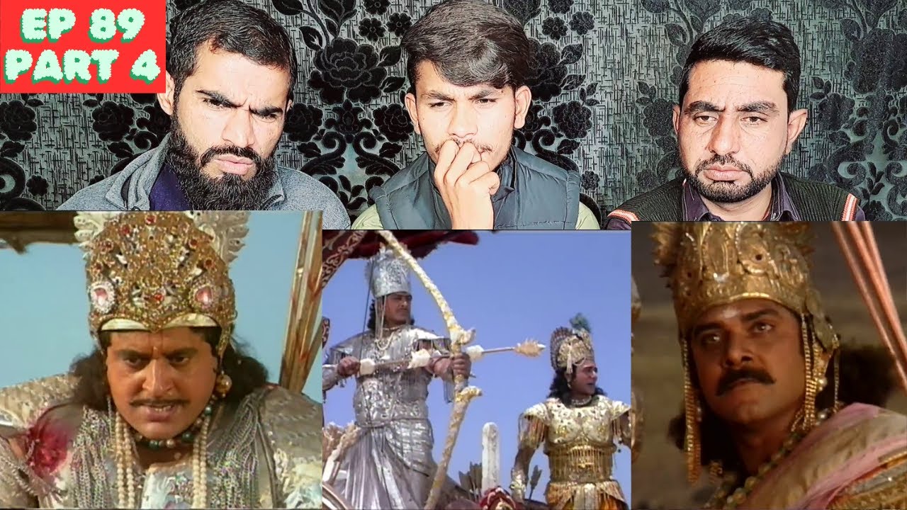 दानवीर कर्ण का वध, क्या था कर्ण पे श्राप? | EP 89 Part 4 Mahabharat B R Chopra | Pakistani Reaction