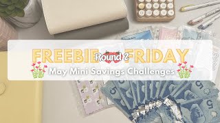 MAY FREEBIE FRIDAY Round 2!  | $50 Mini Savings Challenges