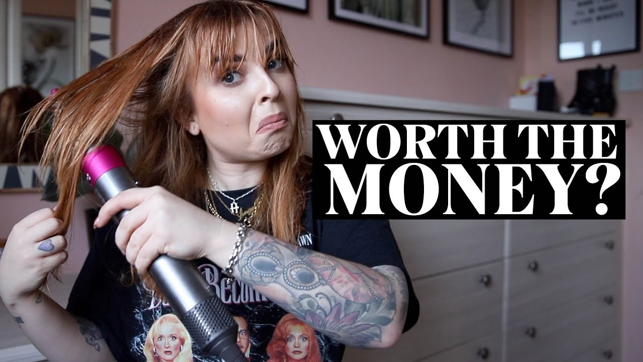 TESTING THE DYSON HAIR WRAP ON THICK HAIR YouTube