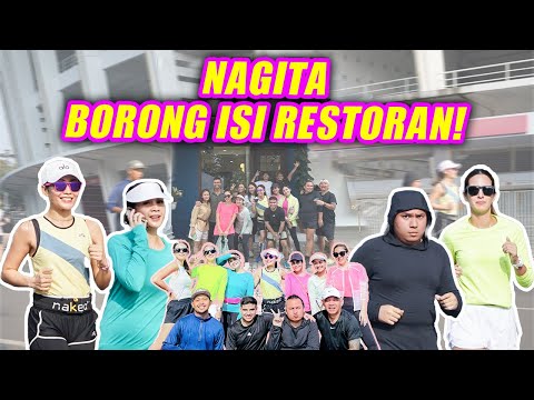 LARI BARENG NAGITA SEMUA DITRAKTIR MAKAN