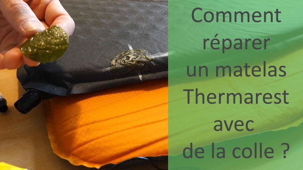 Kit De Réparation Therm-a-Rest - Patchs Adhésifs + Colle Instantanée Pour Matelas Gonflables