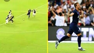 Harry Kane scores sensational goal from HALFWAY LINE as Tottenham beat Juventus 3-2
