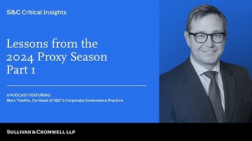 Lessons from the 2024 Proxy Season, Part 1