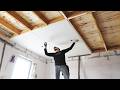 🔴Couple of Craftsmen are Amazing at installing Drywall. Building a Small House -Timelapse Ep.9