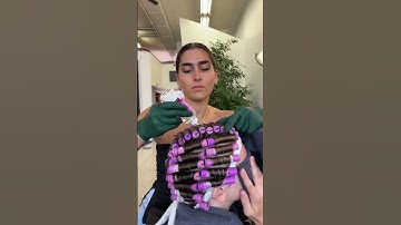 Watch me wrap a perm!! #curlyhair #permwrap #beachyhair #salon #hairstylists