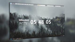 Aesthetic Windows Theme | Elegant Clean Look 2024 | Easy Windows 11 Customization