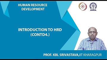 Lecture 5 : Introduction to HRD (Contd.)