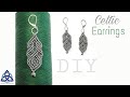 Macrame Earrings Tutorial : Celtic Design