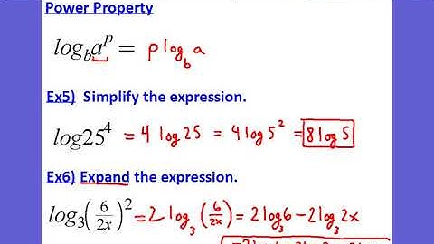 7.5 Properties of Logs