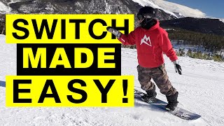 How to IMPROVE Your Switch Snowboarding | BEST SWITCH DRILLS