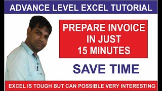 Advanced excel tutorials - proforma invoice 10 minutes -- VLOOKUP HLOOK UP