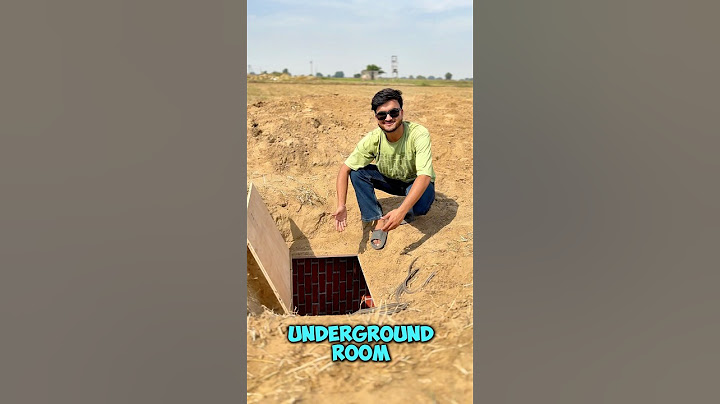 I Built A Underground Secret Room