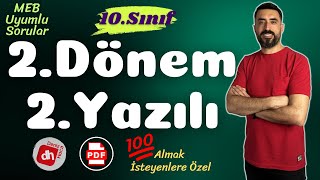 10Sinif 2Dönem 2Yazili Sorulari Meb Sınav Soruları 10 Edebiyat Sınava Hazırlık Çalışması