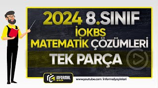 İOKBS 2024 - 8. Sınıf Matematik Soruları ve Çözümleri | Bursluluk Sınavı