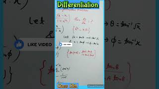 Differentiation class 12th/Derivatives tricks #shorts #upboard #cbseboard #trending