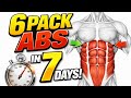 6 Pack Abs in Just 7 Days 🔥 No Gym Workout at Home💪