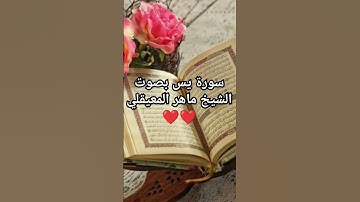 #اكسبلور #لايك#القرآن الكريم ❤️ #سورة ياسين ❤️# ماهر المعيقلي