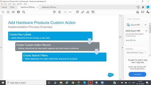 Salesforce CPQ- Custom Actions