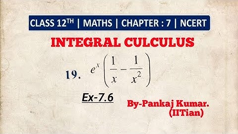 Ex-7.6 Q19 NCERT solutions of integrals #cbse #maths