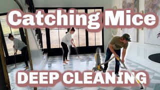 Day 1: Getting Rid of Mice & DEEP Cleaning! Taking Back our House.