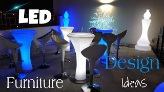 Led Furniture/3D Dance Floor/Illuminated Outdoor & Indoor/Birthday Party/Design Ideas