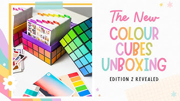 Colour Cubes Edition 2 Unboxing & Comparison | What’s New from Sarah Renae Clark!