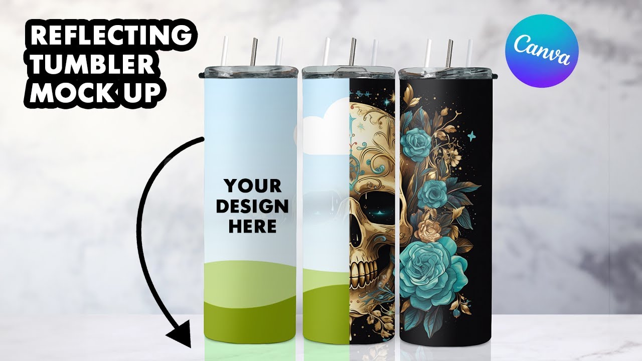 How To Make A Tumbler Mockup In Canva