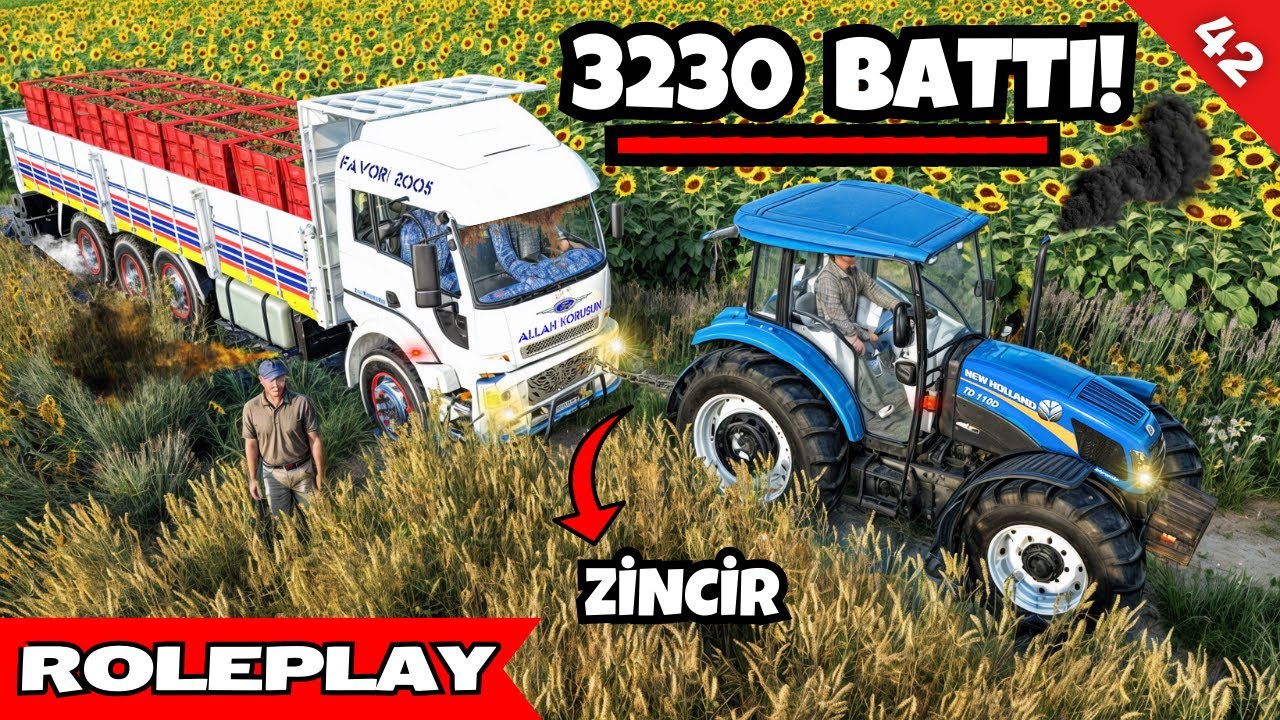 НАС ОСТАНОВИЛИ НА ДОРОГЕ ФОРД 3230! | ГРУЗОВИК С ОВОЩАМИ ЗАТОнул I | FS22 РЕАЛЬНАЯ ЖИЗНЬ | МСРП АНКА