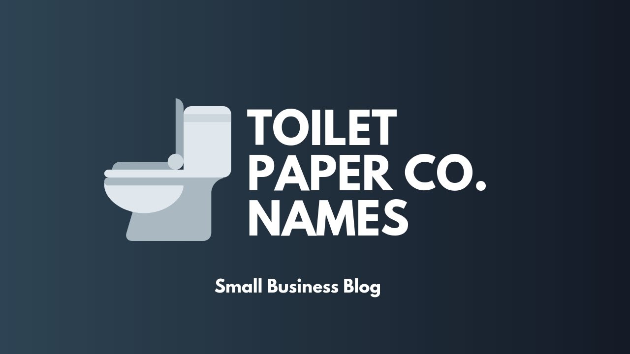 Catchy Toilet Paper Company Names - YouTube