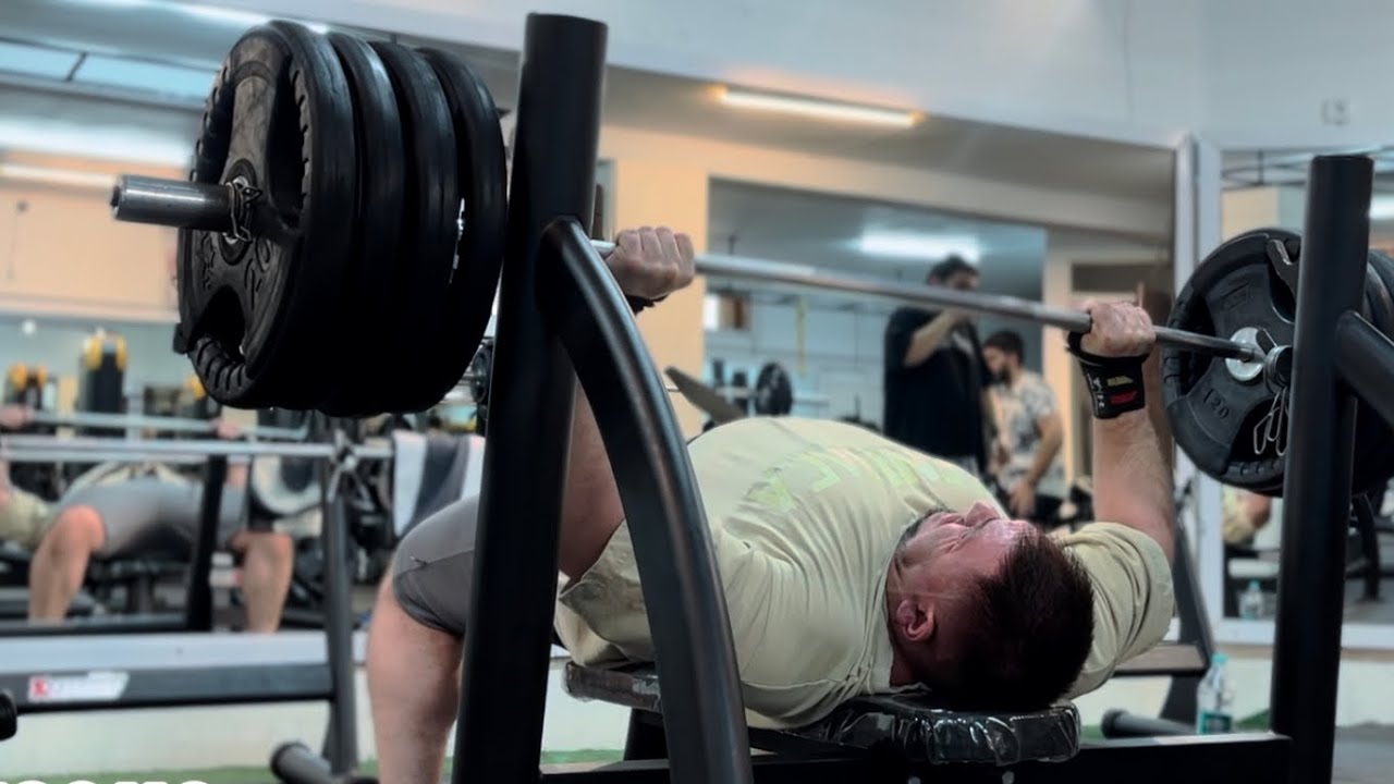 Natural powerlifting Day 112 - BENCH - 185 kg Bench press road to 200 ...