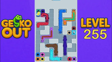 Gecko Out Level 255 Solution | Step by Step Walkthrough