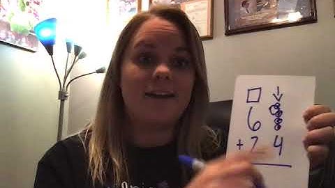 One Digit and Two Digit Addition with Regrouping Using Touch Points