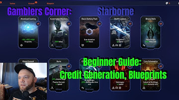 Starborne Beginner Guide: Credit Generation, Blueprints