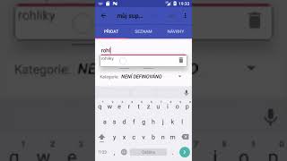JShopper nákupní seznam pro Android, zdarma a bez reklam screenshot 1