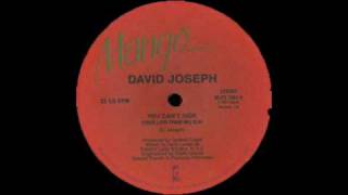 David Joseph - You Can&#39;t Hide (Your Love From Me) - Larry Levan Mix, 1983