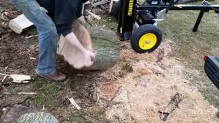 Brute 22 ton log splitter from Menards part 2