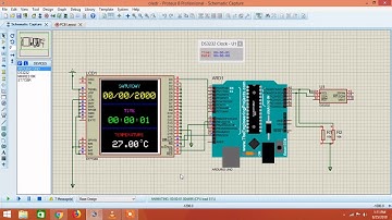 OLED with Arduino in proteus