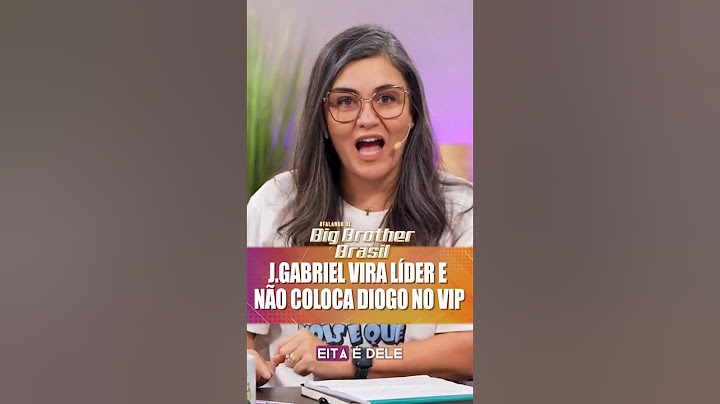J.Gabriel vira líder e não coloca Diogo no VIP