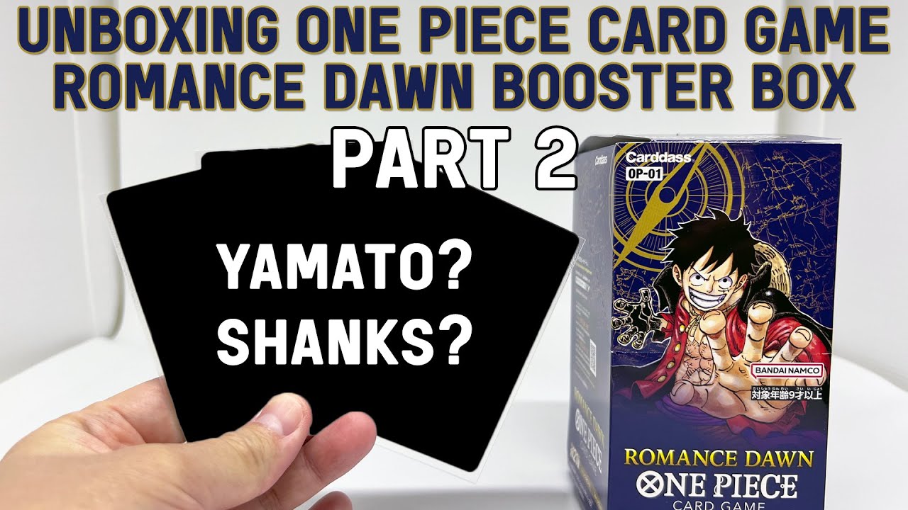 Unboxing Romance Dawn Booster Box Part 2 | One Piece Card Game ( ENG SUB )