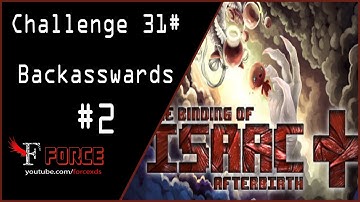 CHALLENGE BACKASSWARDS - The Binding of Isaac Afterbirth PLUS - #2 PT-BR