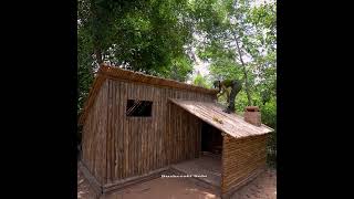 Building a Dugout House  #bushcraft_solo #solo_survival #camping_in_rain