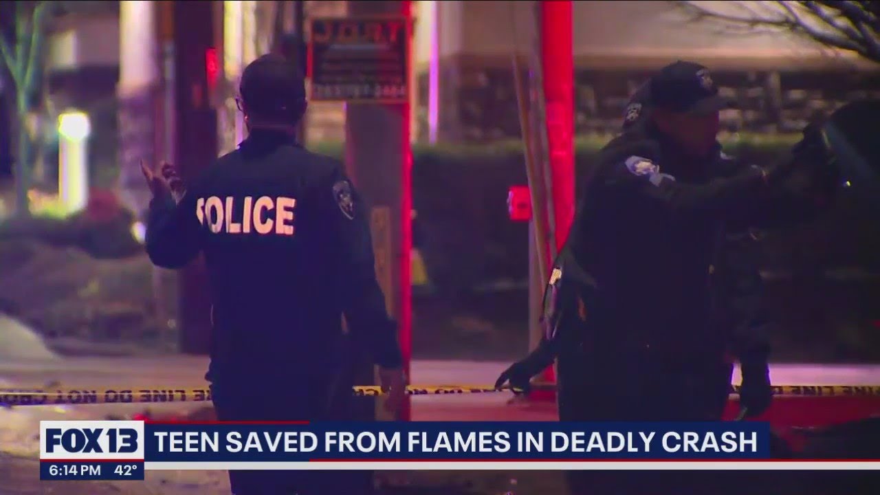 Teen rescued from flames in deadly Tacoma crash | FOX 13 Seattle - YouTube