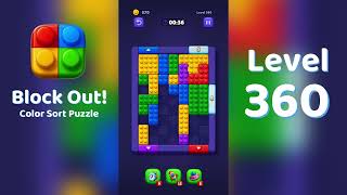 Block Out Level 360 Walkthrough 🧩 | All Levels Solution | Mini Boss screenshot 5