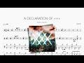 A DECLARATION OF &times;&times;&times;【RAISE A SUILEN】动态鼓谱