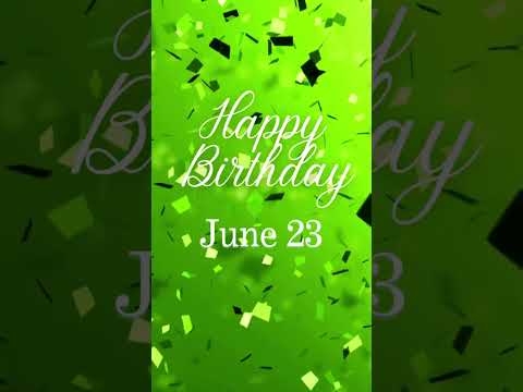 Happy Birthday! June