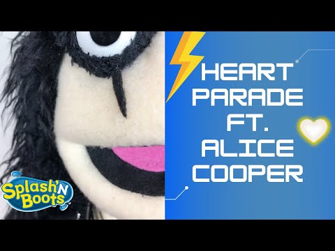 Splash'N Boots ft. Alice Cooper - Heart Parade | Kids Songs🤟🏽💛💙🎸