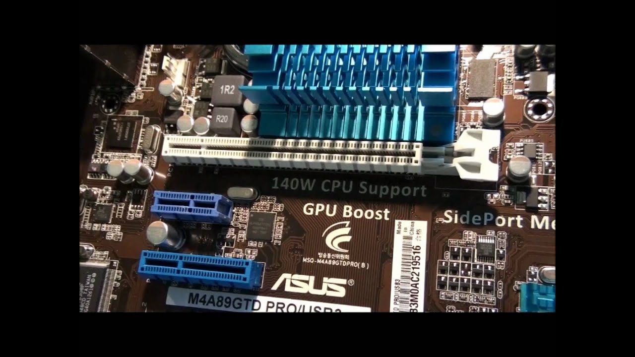 Asus M4A89GTD PRO/USB3 Motherboard Review YouTube