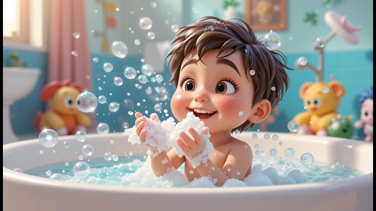 Splish, Splash, A Rainbow Bath – A Fun and Colorful Song for Kids