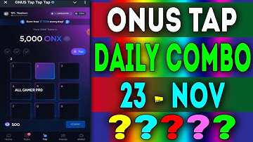 23 November Onus Tap Tap Tap Daily Code || Today Onus Daily Code || AGP #onusdailycode #1